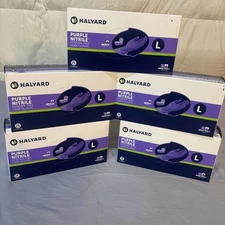 Halyard Purple Nitrile Exam Glove -  Large