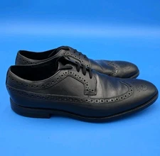 CLARKS CRAFTMASTER “RONNIE LIMIT” LEATHER MENS OXFORDS BLACK SIZE 12