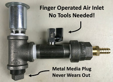 Improved  Suction Sand Blast Cabinet Metering Valve - Harbor Freight Upgrade