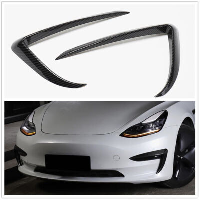 Front Fog Light Eyebrow Trim For Model 3/Y | 4 Finishes | 2-Pack