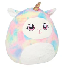 Squishmallows Llamacorn Llama Unicorn Anime eyes Plush 