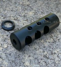 Ruger 1022 10/22 Muzzle Brake Compensator 1/2x28 TPI Long Comp 1/2-28 Crush Wash