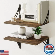 MXCSE Deep Floating Shelves, 12in Wide Floating Wall Shelves, Sturdy Engineer