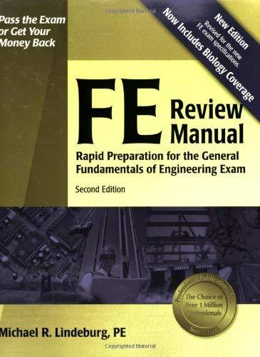 FE Review Manual - by Lindeburg | eBay