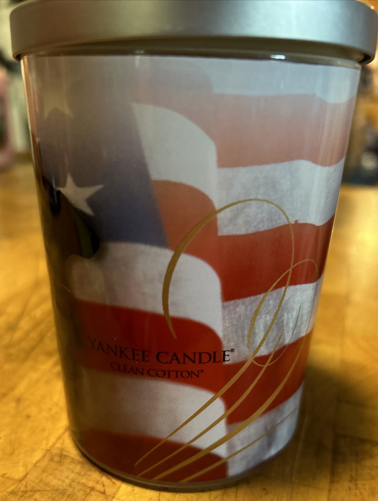 Yankee Candle Military Jar Limited Edition Clean Cotton Saluting