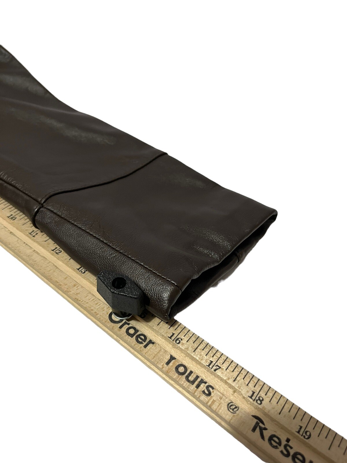 Pendleton Jacket BROWN Leather Buttons Women size… - image 4