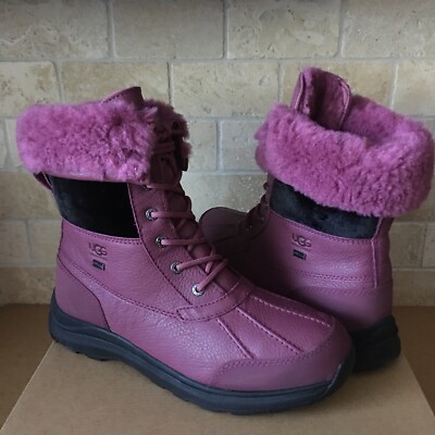 UGG Adirondack III Velvet Bougainville Waterproof Leather Snow