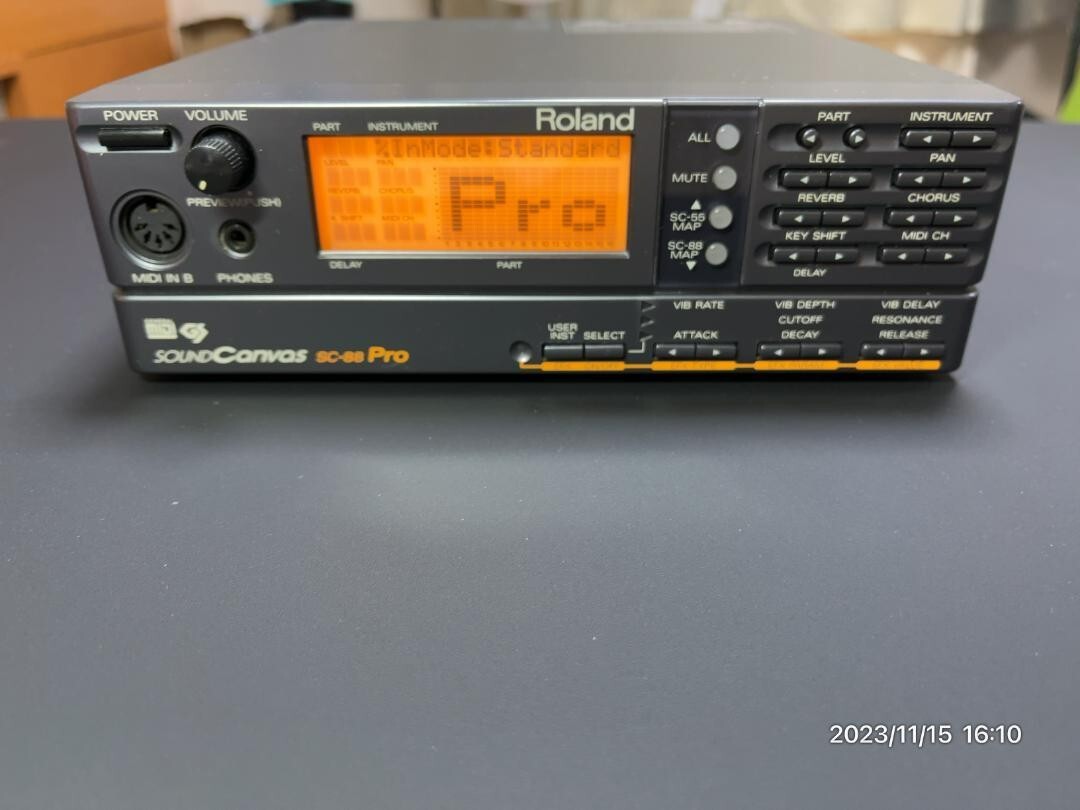 Roland SC88pro SOUND Canvas General MIDI sound modules Used Japan eBay