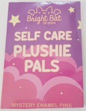 Bright Bat Self Care Plushie Pals Enamel Pin YOU PICK