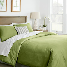 Luxurious 600TC Egyptian Cotton Oversized Duvet Cover Set - Sage Green