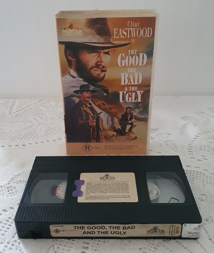 The Good, The Bad and The Ugly VHS 1966 Clint Eastwood | eBay