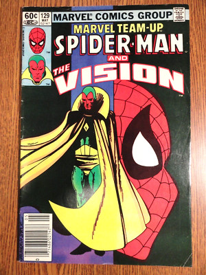 Marvel Team-Up #129 Zeitungskiosk Spider-Man & Vision Byrne Cover Schlüssel 1st