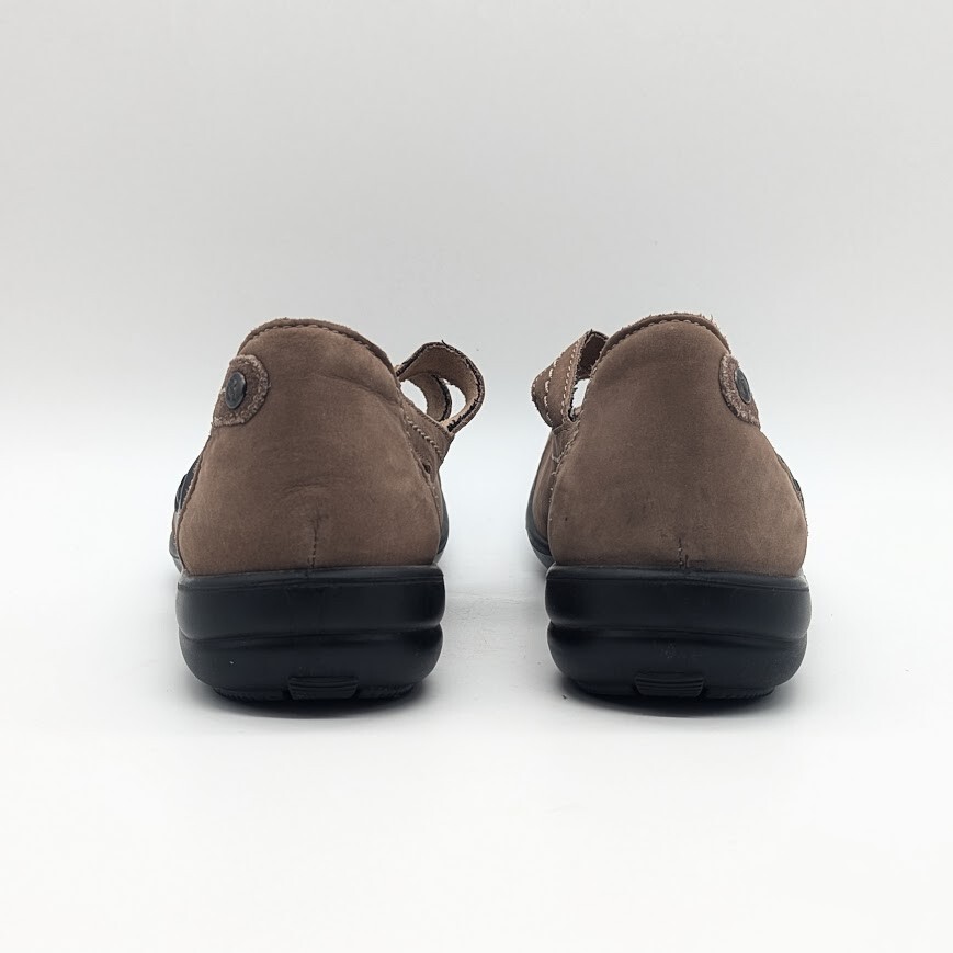 Romika  - Women's Mary Jane Shoes Size 7-7.5 - Maddy - Brown Nubuck Leather