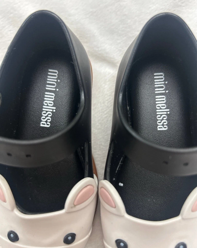 Mini Oso Melissa Maggie Mary Jane Negro/Blanco/Marrón Talla 5 Foto 4 de 4