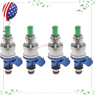 4PCS 195500-1970 Fuel injectors Nozzles for 1990-1993 Mazda Miata 1.6L USA
