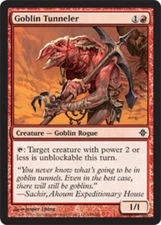 Light Play, T-Chinese MTG Regular Goblin Tunneler Rise of the Eldrazi Magic the 