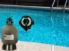 Radiant Sand Filter with Valve for Above Ground or Inground Pool (Various Sizes)