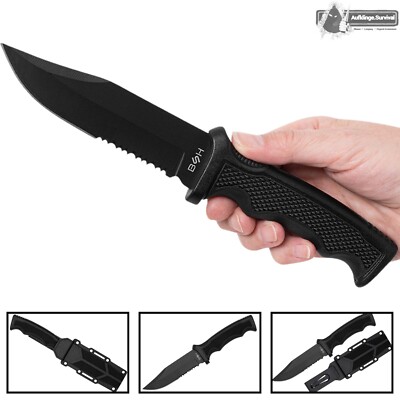 Outdoormesser BSH N-328A Camping Messer Gürtelmesser Fahrtenmesser Jagdmesser