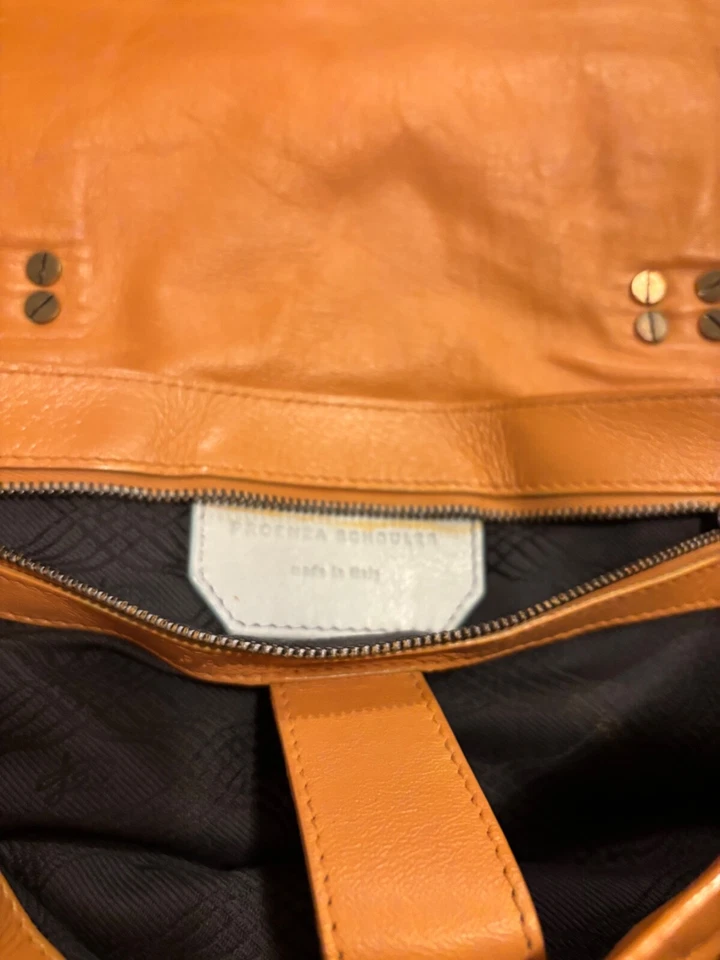 Bolso de mano italiano Proenza Schouler de cuero con correa para el hombro Foto 3 de 4