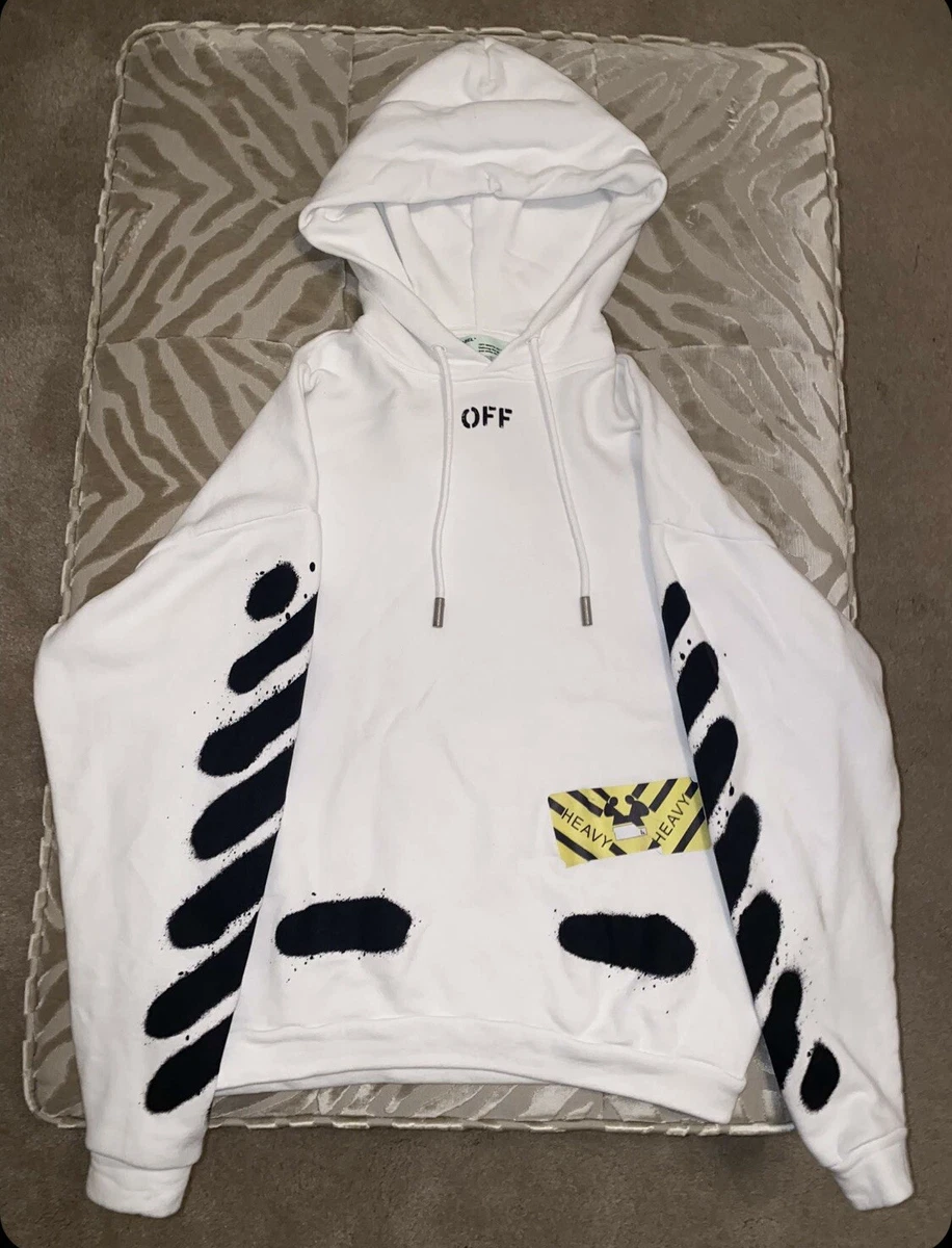 off white Spray Paint hoodie