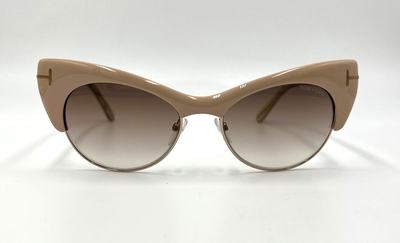 Authentic TOM FORD Lola TF387 74G Beige Gradient Lens  display picture 1