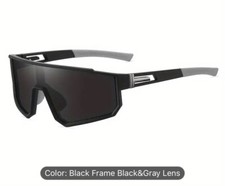 BLACK POLORIZED SPORT SUNGLASSES , TR90 Frame