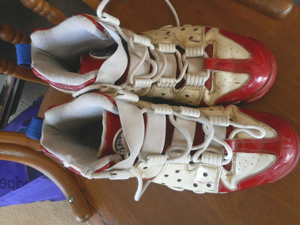 Retro Nike Max Air Rojo #34 Charles Barkley? Scuffed est talla 8 a 8,5 para hombre Foto 2 de 4