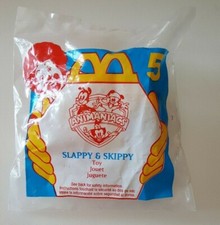 Vtg 1994 Animaniacs 5 Slappy Skippy Chopper McDonalds Happy Meal Toy New Sealed