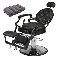 Vintage Heavy Duty Barber Chair Recline All Purpose Hydraulic Beauty Salon Chair