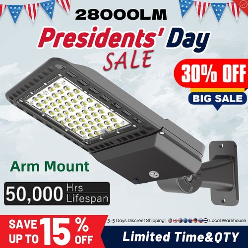200W LED Parking Lot Light 28000 Lumen Lighting for Wall Street Road Garden Yard - 第 13/15 張圖片