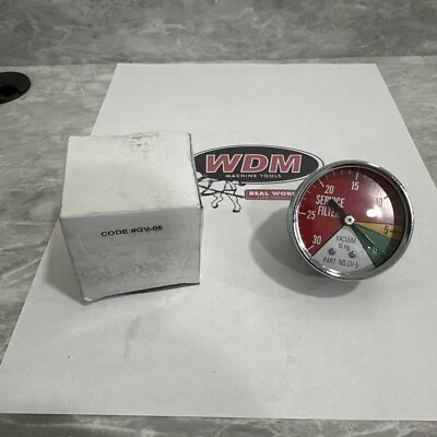 ZA GV-5 - Zinga Filter Indicator Gauge 1/8" MPT Rear Mount Part No. GV-5