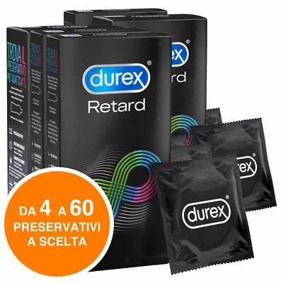 Preservativi Ritardanti DUREX PERFORMA Profilattici Lunga Durata in Scatola