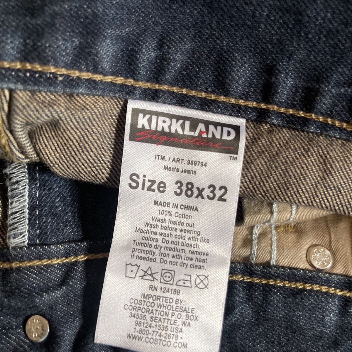 Clothing Costco Kirkland Men's Jeans Kirkland Signature Baggy