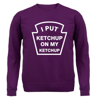 Ich habe Ketchup auf meinen Ketchup gelegt! Kinder Hoodie / Sauce Sauce Dip Essen Tomate