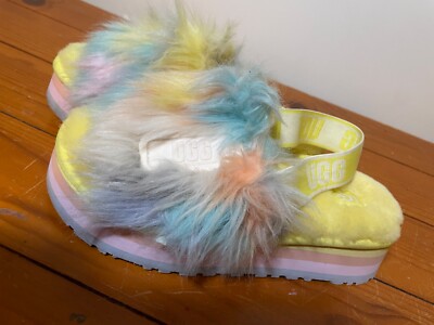 Sheepskin Slipper Ugg Slippers Tie Dye UGG Fluff Yeah Tie Dye
