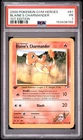 2000 POKEMON GYM HEROES 1ST EDITION #61 BLAINE'S CHARMANDER PSA 1