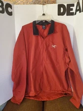 Arcteryx Jacket Mens XL Long Sleeve Zip Lightweight Red