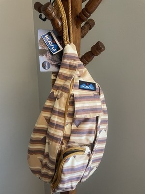 KAVU Mini Rope Bag Cotton Crossbody Summit View FREE SHIP