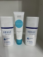 OBAGI Nu-Derm x 2 Foaming Gel Total 4 Oz  Obagi Retinol 0.5. 1 Oz