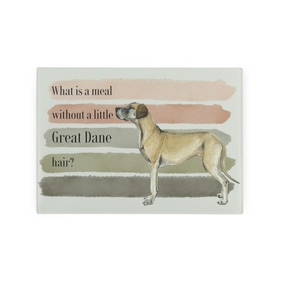Lustige Küchengeschenke zum Thema Hund - Dogge glatter Glasarbeitsplatte Schutz