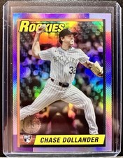 2025 Topps Update Chase Dollander RC ‘90 Throwback Foil Insert #U90-50