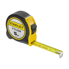 ✅ STANLEY Maßband 5m 19mm Tylon | Extra Starkes Band | Gürtelclip & Feststeller