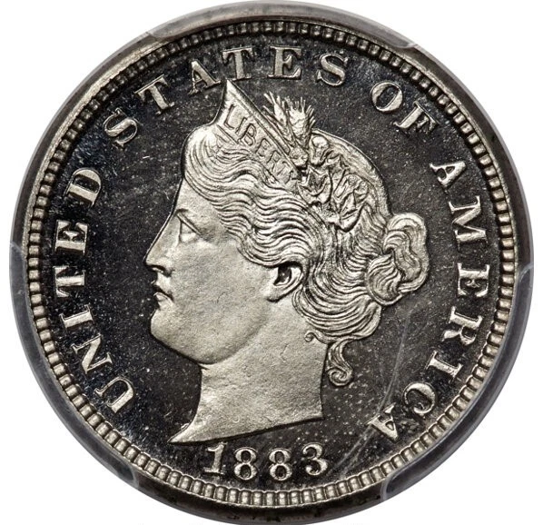 1883 Pattern J-1707 5C PCGS CAC