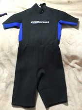 West Marine ProComp 3MM KIDS SZ 10 Shorty Wetsuit -Black Summersuit