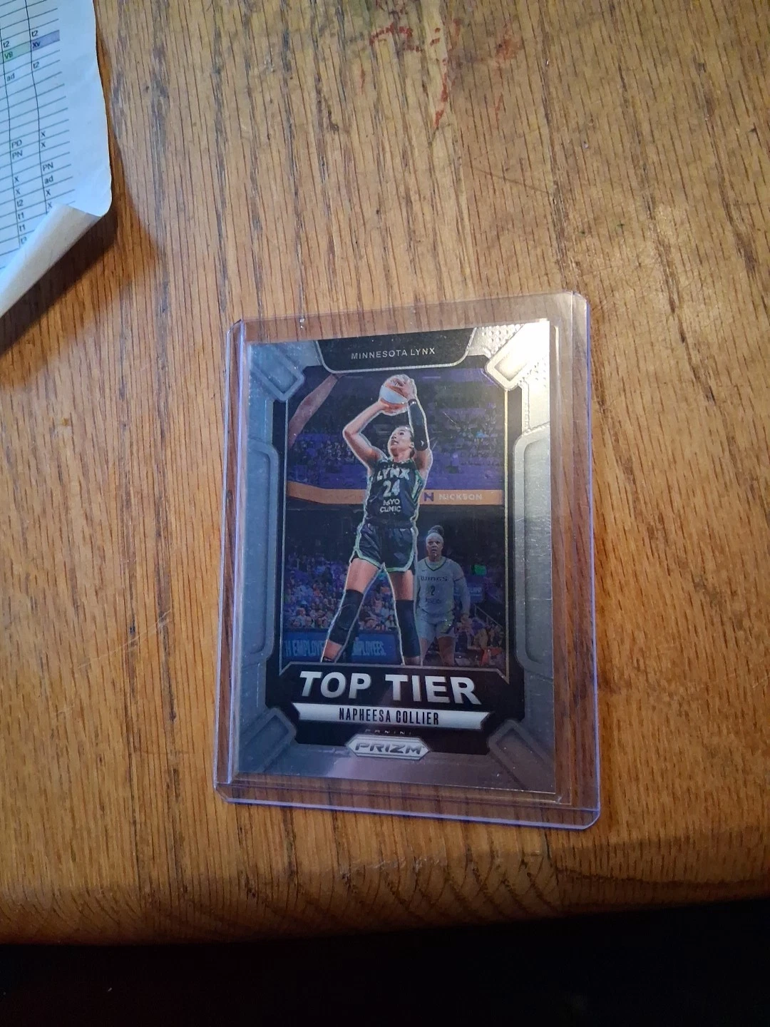 Napheesa Collier 2024 Panini Prizm WNBA  Top Tier Insert Card- #9 Minnesota Lynx