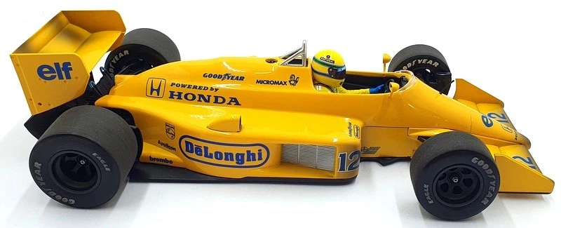 Minichamps 1/18 Scale 540 873892 - Lotus Honda 99T Ayrton Senna 1st Monaco GP87 - Image 3 of 4
