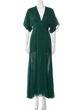 Reformation Women's Winslow Maxi Dress Emerald Size S
