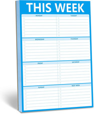 90 Pages Weekly Planner List Note Pad to Do List with Magnet Mountings for Fridg