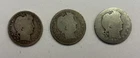 Lot of (3) Barber Quarters, incl 1894 AG, 1899, & 1901