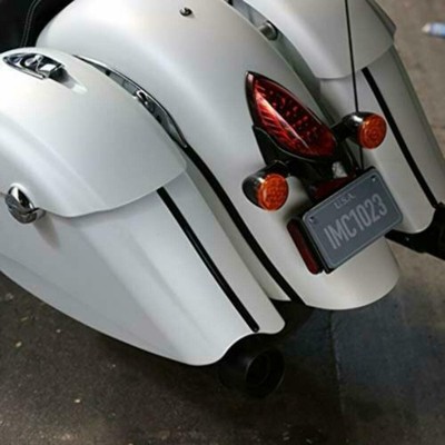 INDIAN Indian Motorcycle Black Saddlebag Trim Pair 2881769